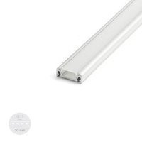 Profil ALU LED SURFACE 2m + diffuseur satiné