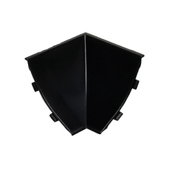 Moulure d'angle angle intérieur 23mm NOIR