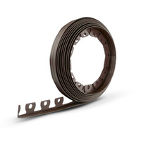 Bordure de jardin Flexible Rant 10m Hauteur 40mm Bronze Set avec piquets