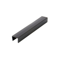 Finition pour socle de meuble de cuisine PVC 150mm Noir brillant