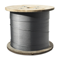 Câble d'acier Galvanisé 8mm Toron 6x12+7FC