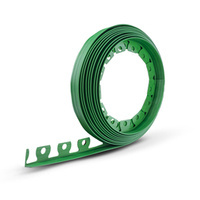 Bordure de jardin Flexible Rant 10m Hauteur 40mm VERT Set avec piquets