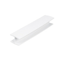 Fixation pour socle de meuble de cuisine PVC 150mm Blanc brillant