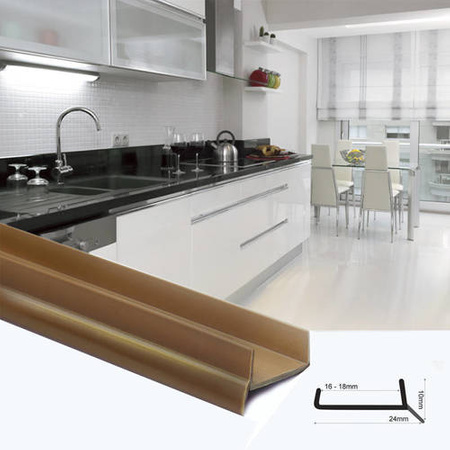 Joint de socle Marron 18mm 1.5m