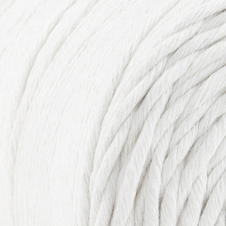Ficelle de coton Macramé 5mm 100m BLANC