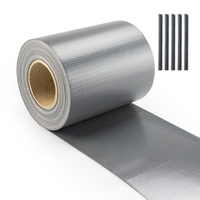 Ruban de Clôture Panneau de Protection pour Balcon Panneau de Clôture 450g/m2 19cm 35m 19x35m Gris + 20 CLIPS GRATUITS !