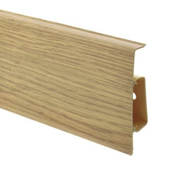 Plinthe 75mm PVC 2m CLASSIC OAK + 5 vis GRATUITES !