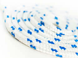 Cordage en polypropylène Cordage de voile tressé BLANC 6mm