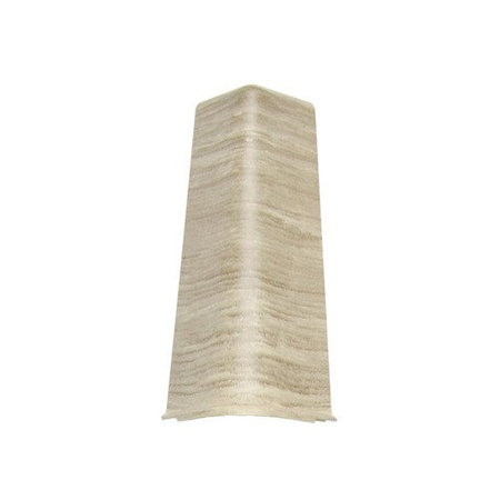 Angle extérieur pour plinthe en PVC de 75mm HOKAIDO OAK
