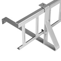 Barrière à neige Système de barrière à neige 150cm 1.5m Hauteur 20cm 200mm ARGENT
