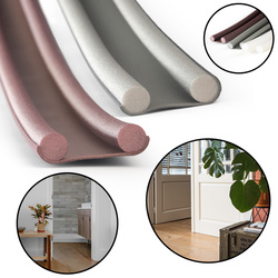 Joint de porte en mousse sous la porte Anti-grippage gris
