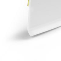 Barre de fenêtre avec lèvre BLANC Largeur: 60 mm