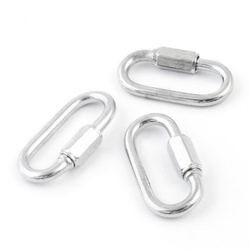 Maillon boulonné Maillon de chaîne zingué 8mm