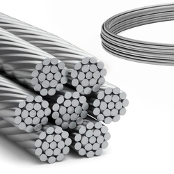 Câble en acier inoxydable Résistant aux acides 1,5mm 7x19