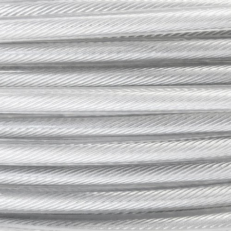 Corde Corde en acier inoxydable dans une gaine en PVC PVC transparent 5/7mm