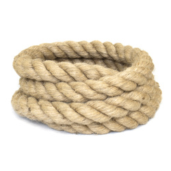 Corde en Jute Naturel Fil de Jute Ficelle de Jute Corde pour escalier Naturelle Deco Cordelette Balancoire Jardin 60mm