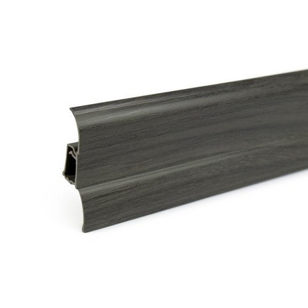 Plinthe 62mm PVC 2.5m MORROW OAK + 5 vis GRATUITES !