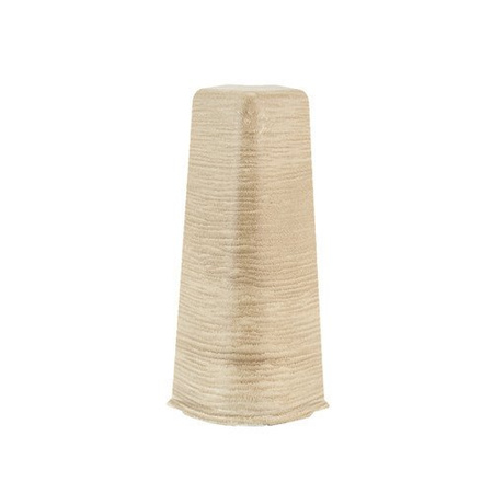 Angle extérieur pour plinthe en PVC de 75mm Chêne BELWEDER