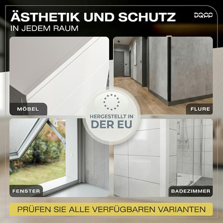 PVC Angle de protection 40x40mm NOIR 1m 