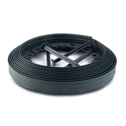 Bordure de jardin Flexible Rant 10m Hauteur 40mm GRAPHITE Set avec piquets