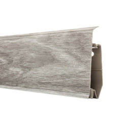 Plinthe de sol 70mm PVC 2m chêne BOULDER + 5 vis GRATUITES !