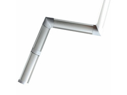 Bandeau de table pour plan de travail de cuisine PVC PVC 23mm ALUMINIUM ARGENT + vis GRATUITEMENT !