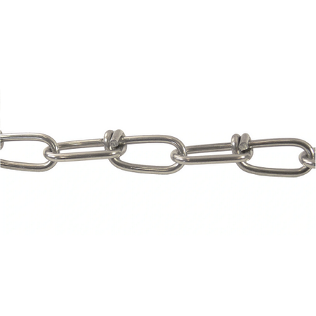 Chaîne nouée en acier inoxydable résistant aux acides 1,6 mm - 2,8 mm 30 m