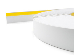 Barre de fenêtre avec lèvre BLANC Largeur: 60 mm