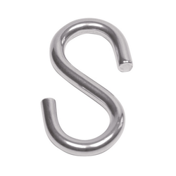 Crochet en acier inoxydable type ''S'' 8mm