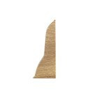 Terminaison droite pour plinthe PCV 62mm chêne DORIAN