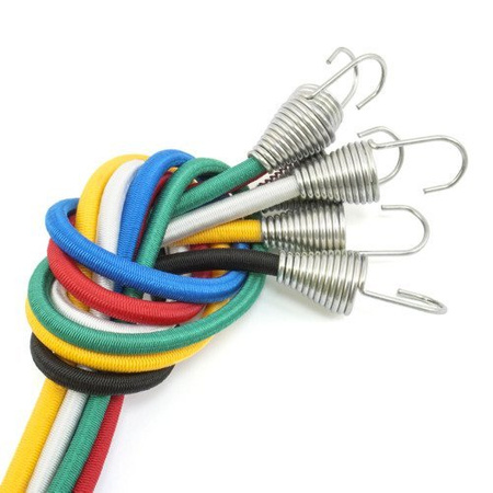 Corde élastique avec crochet Expanseur en caoutchouc JAUNE 6mm