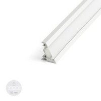 Profilé ALU CORNER30 2m + Abat-jour Satin