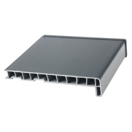Appui de fenêtre Chambre intérieure PVC GRAPHITE Largeur 25cm