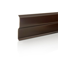 Lamelle de cheminée en aluminium 77mm Bronze RAL 8017 1m 2m