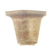 Coin intérieur en hêtre 37mm bordant le comptoir