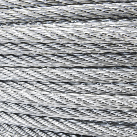 Câble d'acier Galvanisé 8mm Toron 6x12+7FC