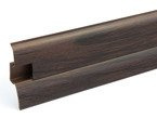 62mm PVC plinthe 2m WENGE + 5 vis GRATUIT !