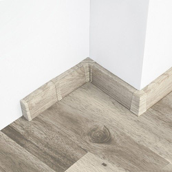 Plinthe 55mm PVC 2.5m BELFAST OAK + 5 vis GRATUITES !