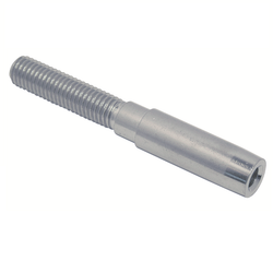Borne de balustrade avec filetage intérieur droit M6 pour cordes de 4 mm