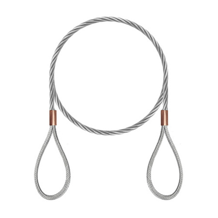 Câble en acier inoxydable avec œillets Œillet 1,5mm 7x7