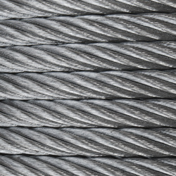 Câble d'acier Galvanisé 10mm Toron 6x12+7FC