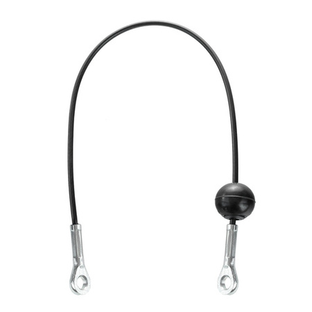 Corde en acier pour équipement de fitness avec œillets et bouchon à bille, câble de remplacement en acier pour fitness 5/6,5 mm