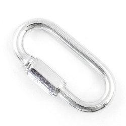 Maillon boulonné Maillon de chaîne zingué 6mm