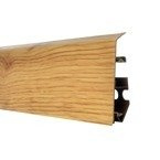 Plinthe PVC 70mm 2m chêne rustique + 5 vis GRATUITEMENT !