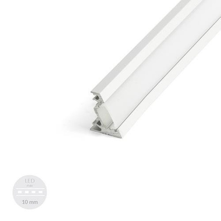 Profilé ALU CORNER30 2m + Abat-jour Satin