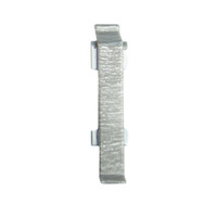 Raccord de plinthe en PVC 70mm INOX