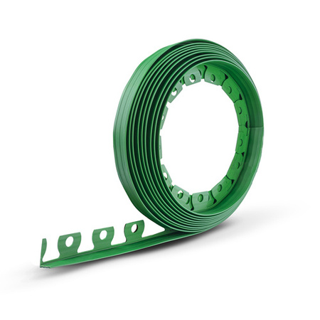 Bordure de jardin Flexible Rant 10m Hauteur 38mm VERT Set avec piquets