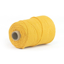Cordon Macramé en Coton 5mm 100m JAUNE