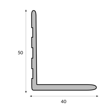 Bordure de jardin Flexible Rant 10m Hauteur 50mm GRAPHITE Set avec piquets