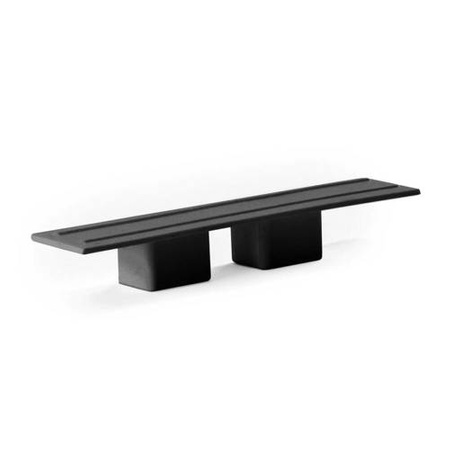Butée de rail de plafond en PVC KIT 2 rails 2 pièces